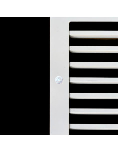 Rejilla de retorno de aire lineal Shargo 10.16x20.32 cm Blanca 2