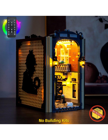 BrickBling Luz LED Compatible con Lego 10351 Sherlock Holmes