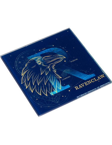 Conjunto de Posavasos de Vidrio Harry Potter 4 Piezas