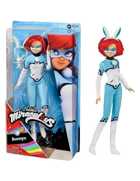 Muñeca Miraculous Bunnyx Alix 26cm con Accesorios Kwami Muñeca Miraculous Bunnyx Alix 26cm con Accesorios Kwami