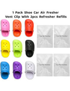 Ambientador de Auto ZJCAHXJ Clip Ventilación Zapato Azul 2