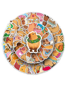 100 Pegatinas de Cobaya QIUYUEMIN Impermeables y Divertidas