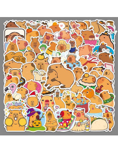 100 Pegatinas de Cobaya QIUYUEMIN Impermeables y Divertidas 2