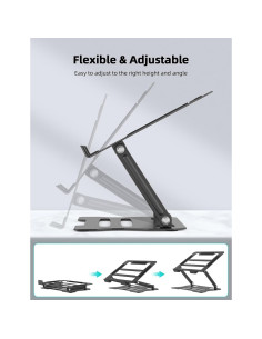 Soporte Plegable Klsniur para Laptop 10-15.6" Negro 2