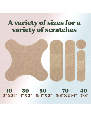 Vendajes de Tela de Bambú FEBU - Ecológicos y Biodegradables - 200 Unidades