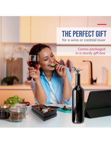 Vertedor de Vino TenTen Labs - Acero Inoxidable - Sin Goteos