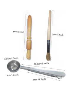Set de 2 Cepillos de Limpieza para Molinillo de Café Alovexiong 2