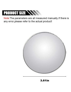 Espejo de Punto Ciego LAINLOY 9.16 cm Convexo Autoadhesivo 2