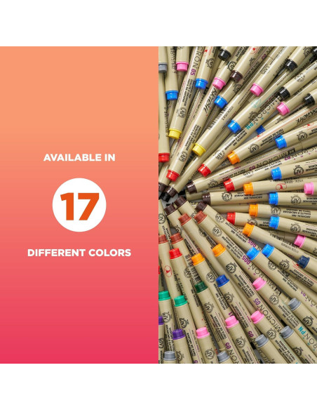 Plumas Pigma Micron Sakura - 8 Tintas Negras Archival