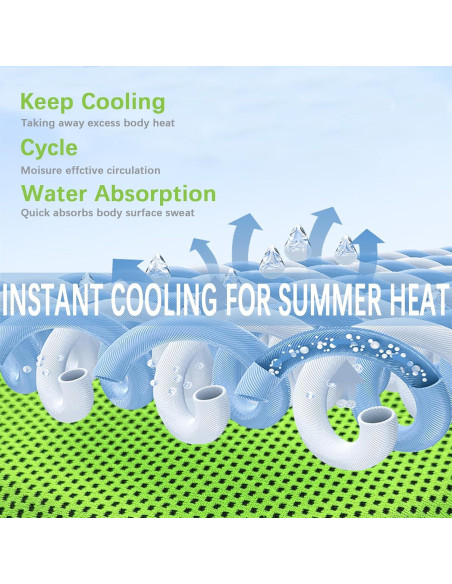 4 Toallas Enfriadoras SOYOK Microfibra 101.6x30.5 cm Multicolor