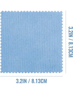Paños de Limpieza de Joyería Yuntop 50 Piezas 8x8 cm 2