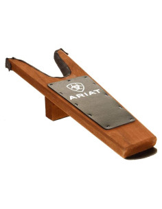 Botador de Madera Manchada ARIAT con Borde Acolchado