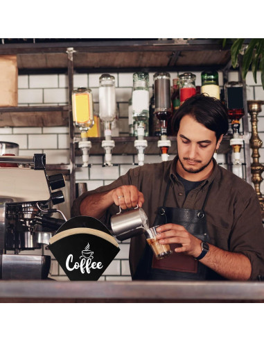 Soporte para Filtros de Café Montado en Pared Yalikop Negro