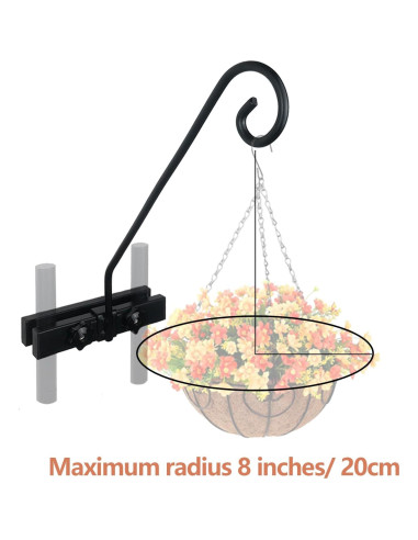 Gancho de Deck NEECONG para Colgar Cestas y Macetas - 15 lbs