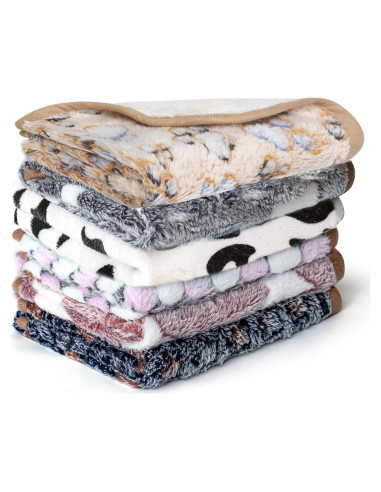 6 Mantitas Absorbentes Lavables para Cobayas 40x60 cm