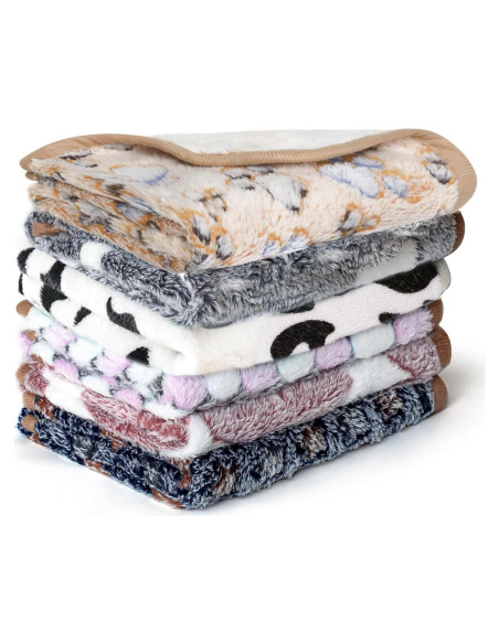 6 Mantitas Absorbentes Lavables para Cobayas 40x60 cm