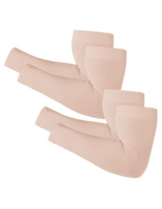 Mangas de Protección Solar UV Newbyinn 2 Pares L-XL Beige