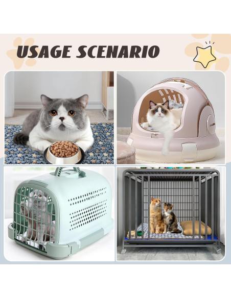 6 Mantitas Absorbentes Lavables para Cobayas 40x60 cm