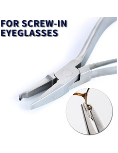 Kit de Reparación de Gafas iGeyzoe con Alicates y Destornillador 2