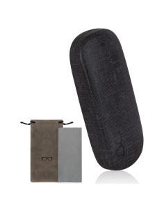 Estuche Duro para Gafas RayLove con Bolsa y Paño de Limpieza