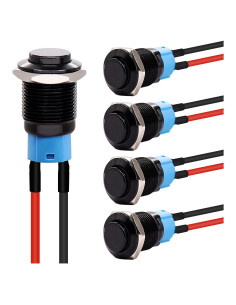 Interruptor Pulsador Mini Twidec 12mm Impermeable 5PCS