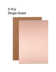 Placa de Circuito PCB Laminada Cobre uxcell 150x100mm 1.5mm 5pcs 2