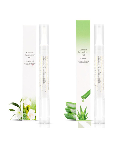 Bolígrafos de Aceite para Cutículas Meschett 2 Pcs Aloe Jazmín