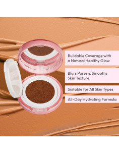 Base de Cojín Ruby Kisses 14.79g Cappuccino Hidratante 2