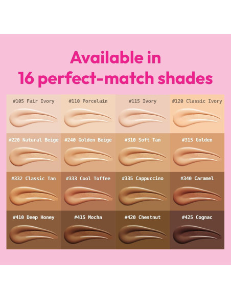 Base de Cojín Ruby Kisses 14.79g Cappuccino Hidratante