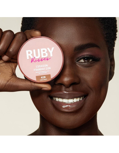 Base de Cojín Ruby Kisses 14.79g Cappuccino Hidratante