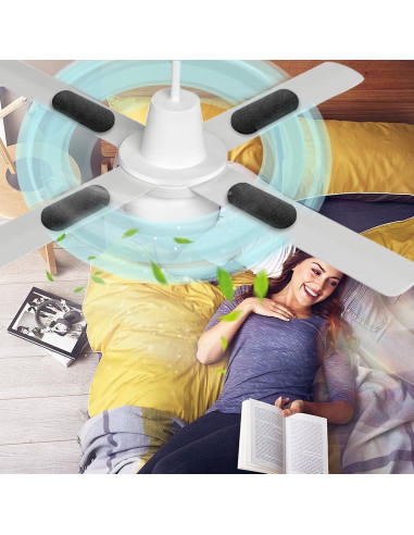 15 Filtros de Ventilador de Techo AesoKone con Carbón Activado