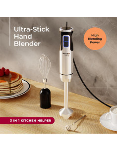 Batidora de Inmersión Mueller 3 en 1 Acero Inoxidable 8 Velocidades 2