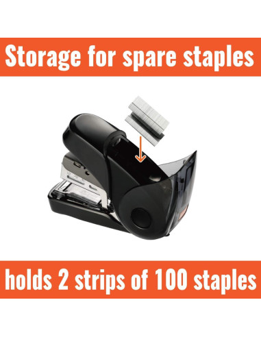 Grapadora Mini Flat Clinch MAX HD-10FL3, Negro, 113g