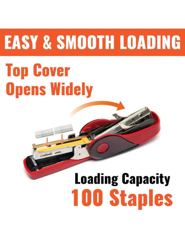 Grapadora Mini Flat Clinch MAX HD-10FL3, Negro, 113g