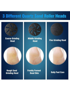 Removedor de Callos Eléctrico Yooikeey con Aspiradora y Pantalla LCD 2