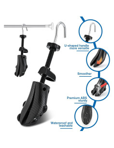 Estirador de Zapatos Eachway Ajustable para Hombres Talla L Negro 2