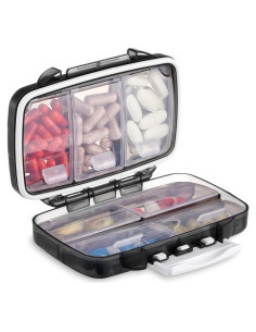Organizador de Pastillas Portátil Fullicon Mediano 7 Compartimentos