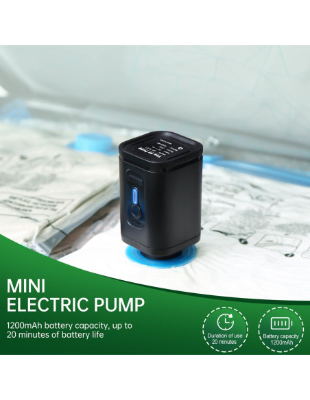 Bolsas de Vacío para Viaje Brodi 6 Piezas con Bomba Eléctrica Bolsas de Vacío para Viaje Brodi 6 Piezas con Bomba Eléctrica