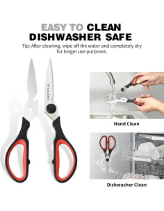 Tijeras de Cocina TONGMARU Acero Inoxidable 21.6 cm Multiusos 2