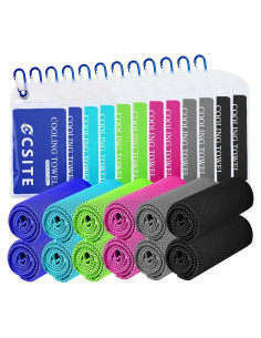 Paquete de 12 Toallas Enfriadoras CSITE 119x30 cm Microfibra