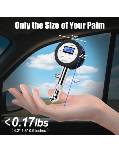 Manómetro Digital NexSphere 100 PSI (6.89 BAR) Compacto 2