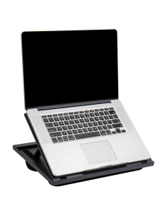 Mesa de escritorio portátil Mind Reader ajustable negra 37.47x27.94cm