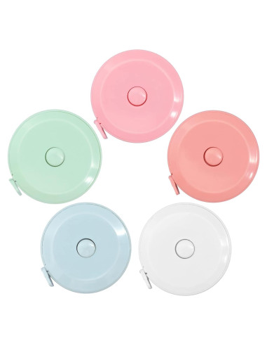 Cinta Métrica Dombbfye Paquete de 5 para Medidas Corporales 150cm