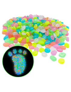 500 Piedras Brillantes Luminosas ZRAIUPUSA para Jardín y Acuario