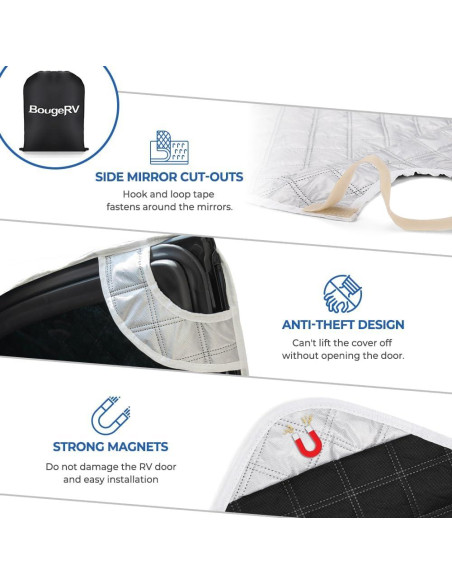 Cubierta Parabrisas RV BougeRV Clase C Ford E450 1997-2025