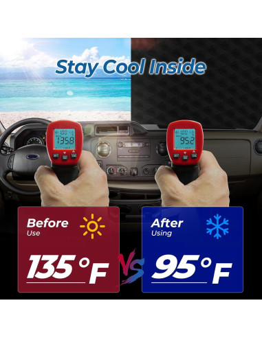 Cubierta Parabrisas RV BougeRV Clase C Ford E450 1997-2025