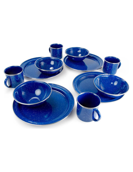 Conjunto de Mesa de Camping GSI Outdoors 12 Piezas Azul