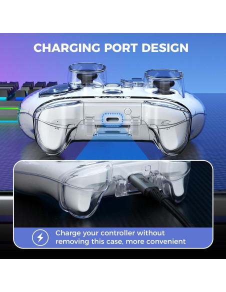 Funda Protectora IINE para Controlador Pro Switch - Transparente