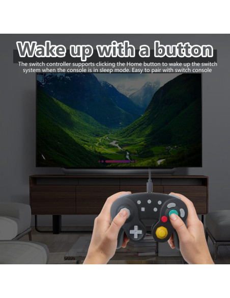 Controlador Inalámbrico Neuroquill Negro para Nintendo Switch/PC