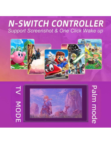Controlador Inalámbrico Play+ para Nintendo Switch/Lite/OLED